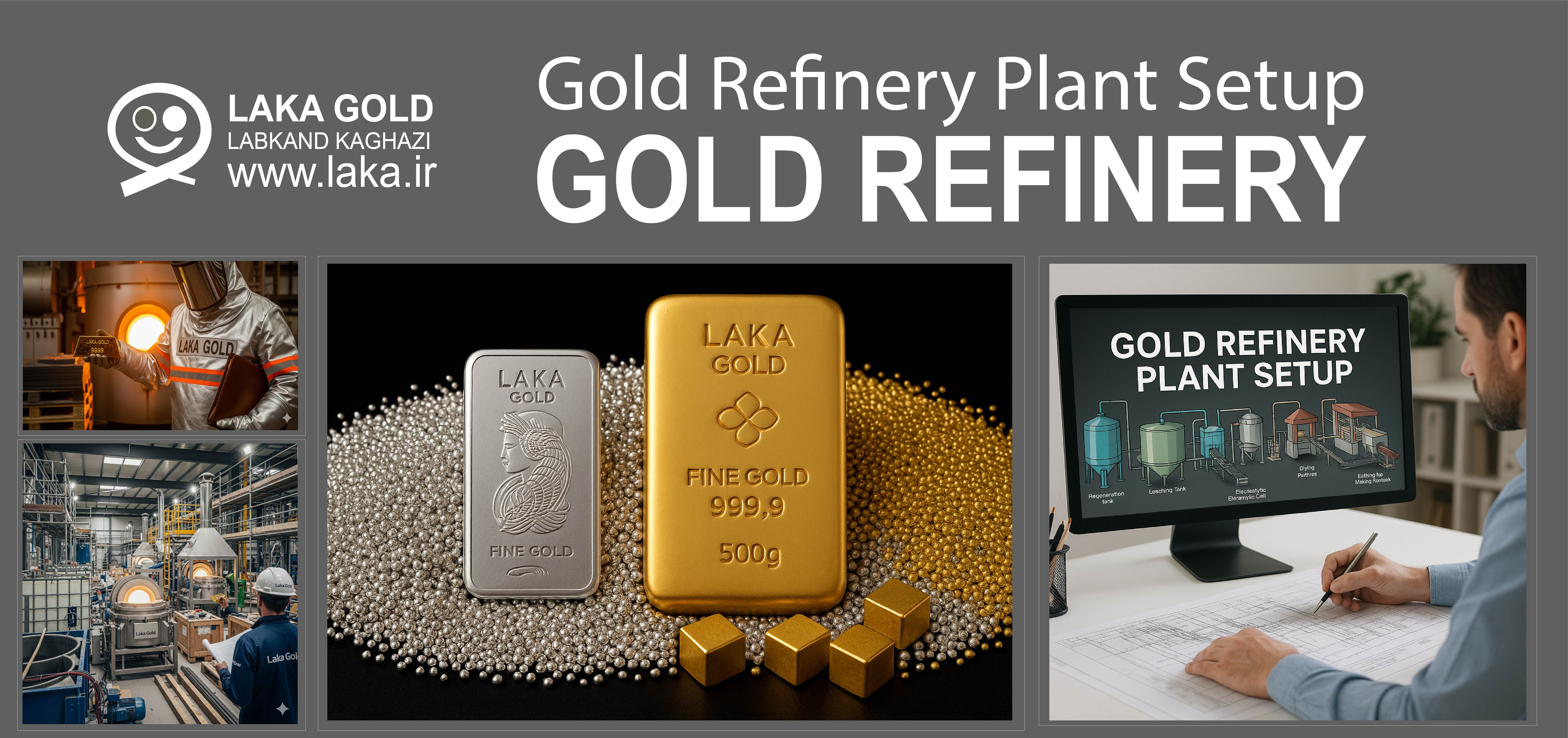 Gold Refinery Plant Setup 