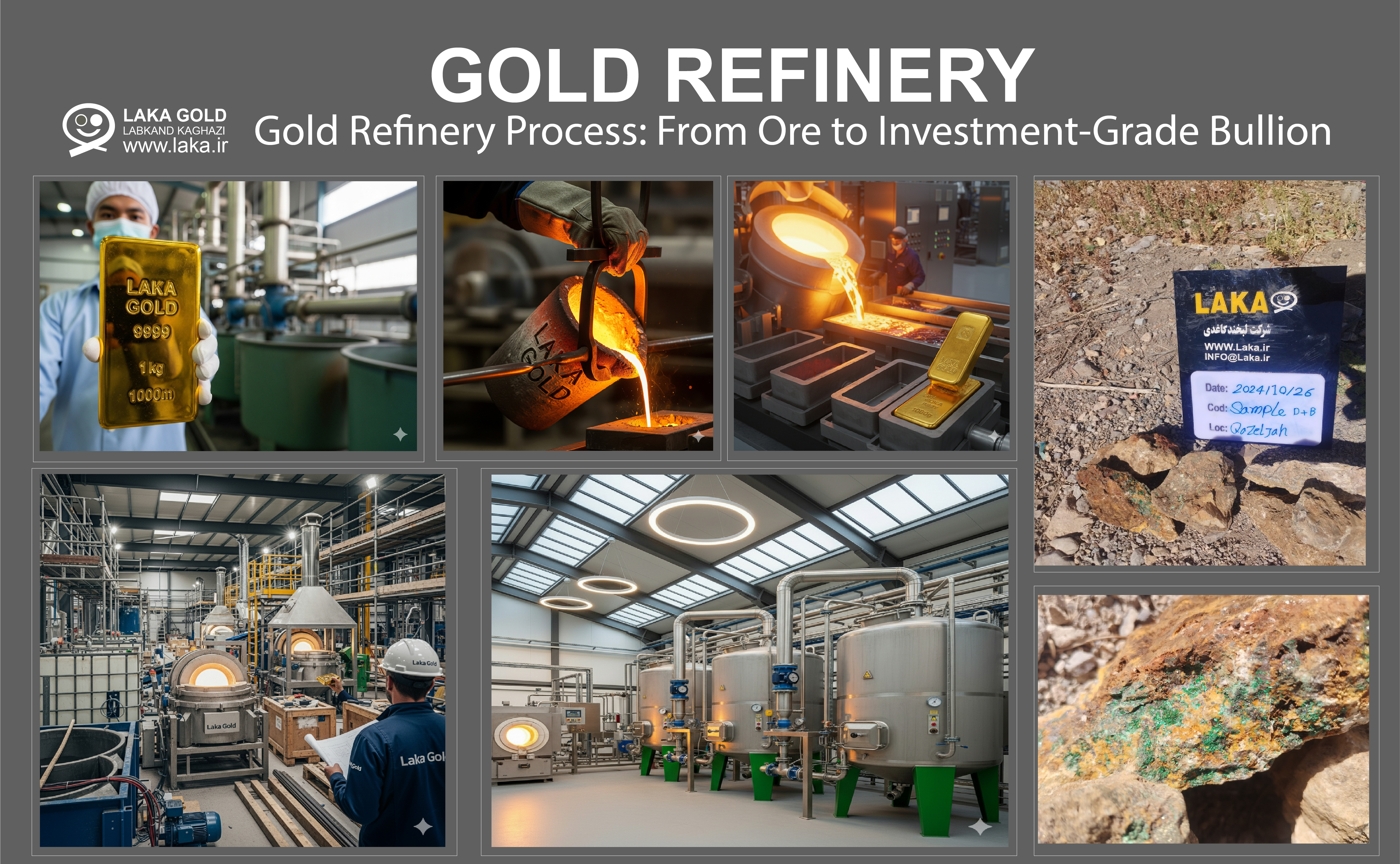 “Gold Refinery Process: From Ore to Investment-Grade Bullion”