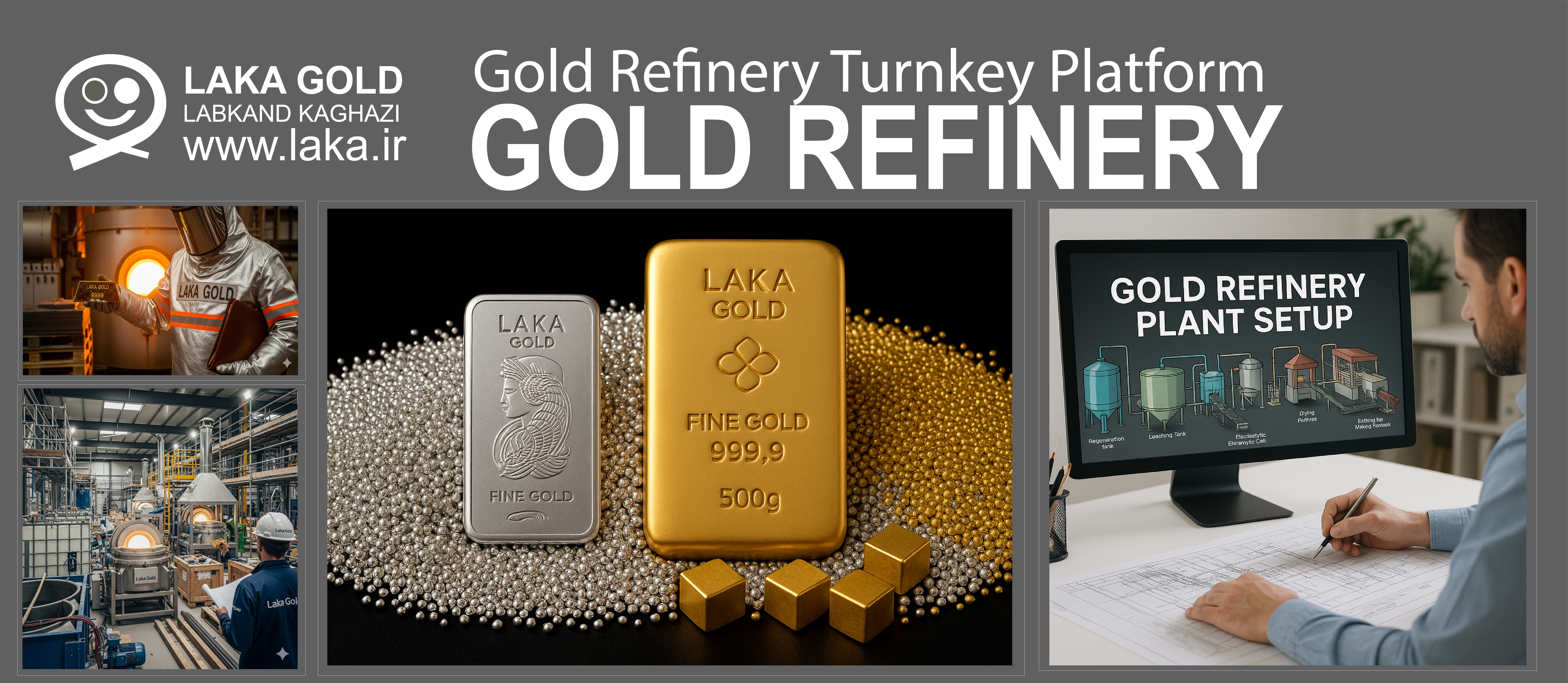 Gold Refinery Turnkey Platform 