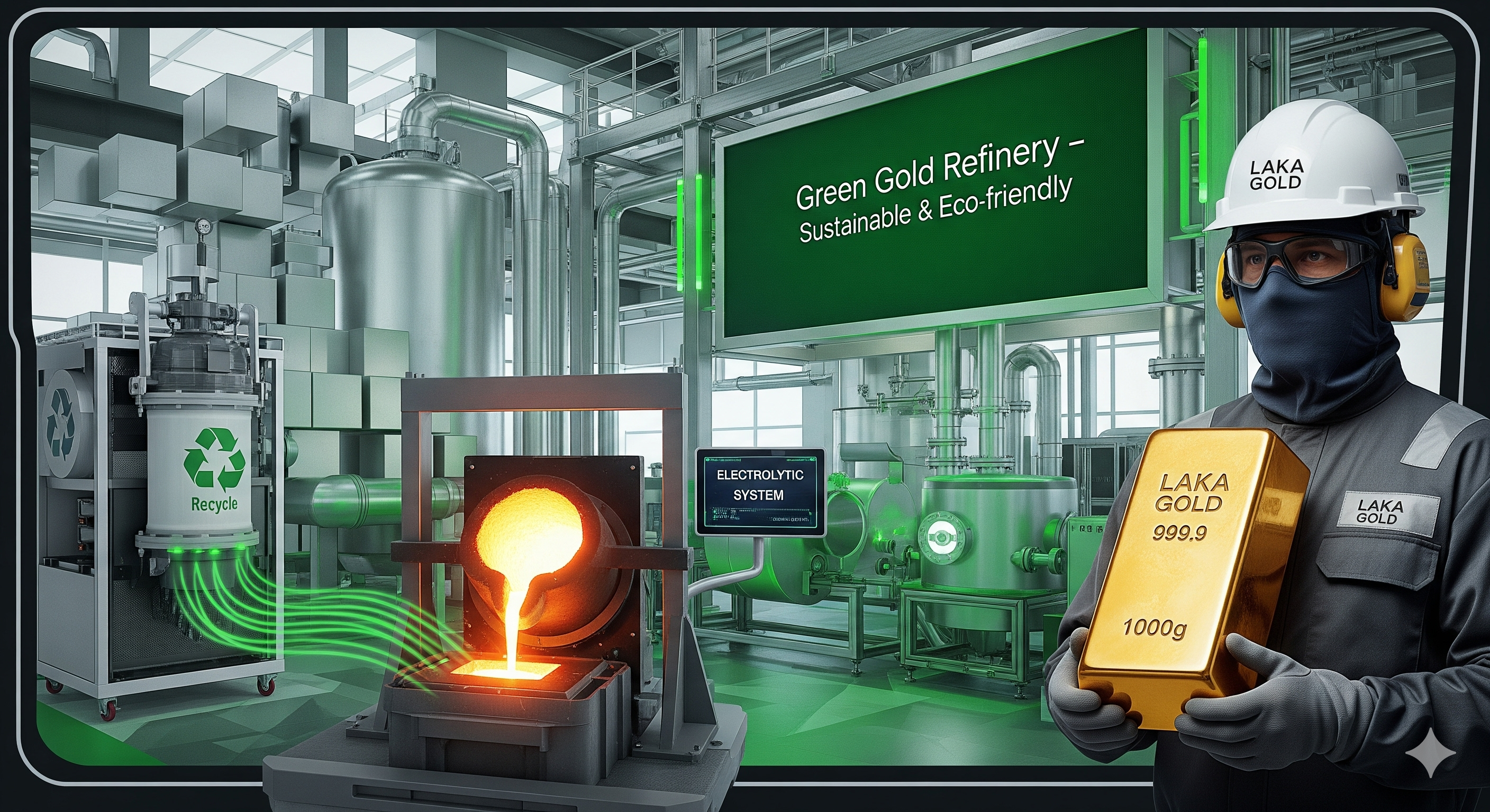 پالایشگاه طلا | فرآوری، روش‌ها، تجهیزات و گالری تصاویر (Gold Refinery)