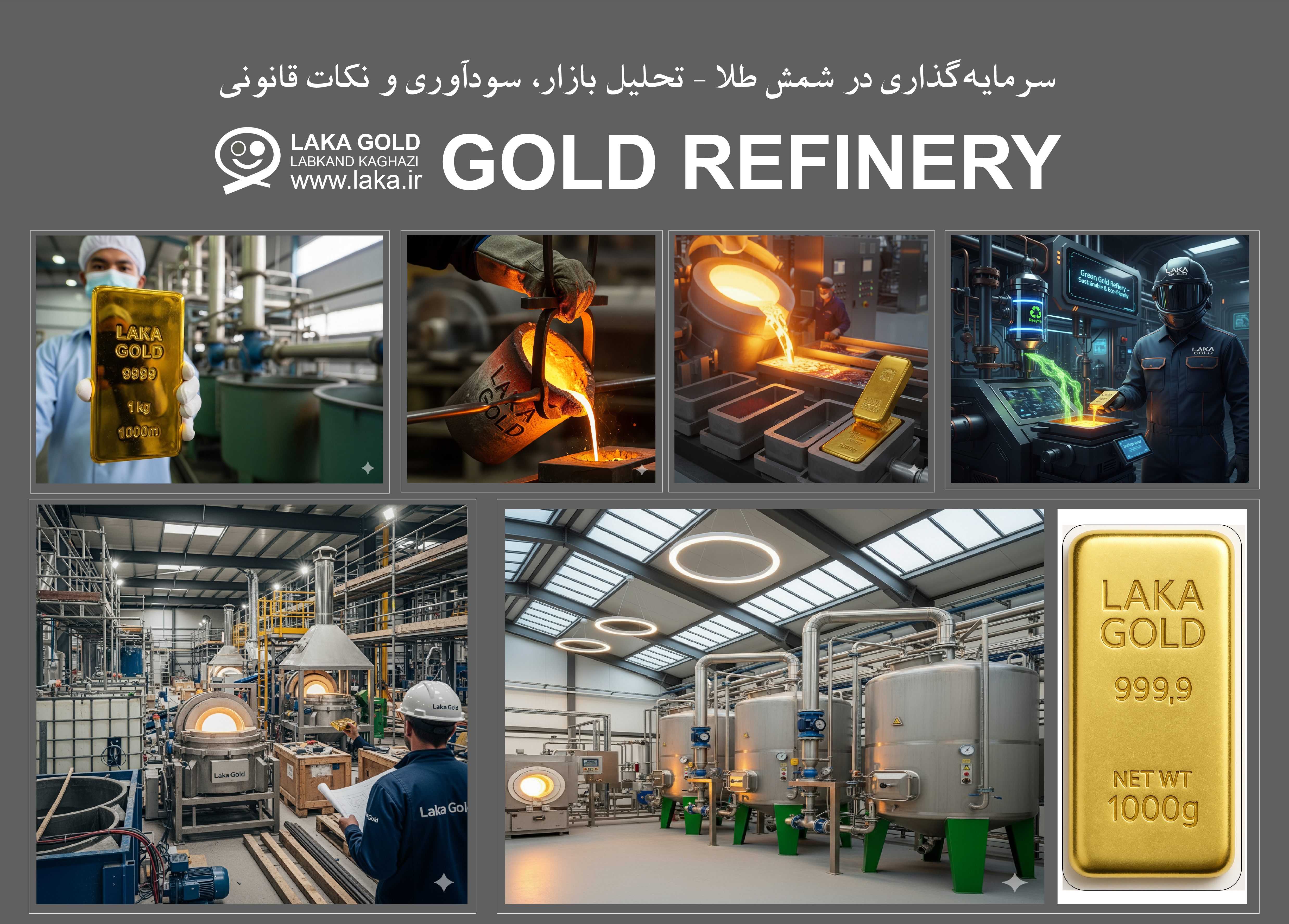 سرمایه‌گذاری در شمش طلا – تحلیل بازار، سودآوری و نکات قانونی | Laka Gold