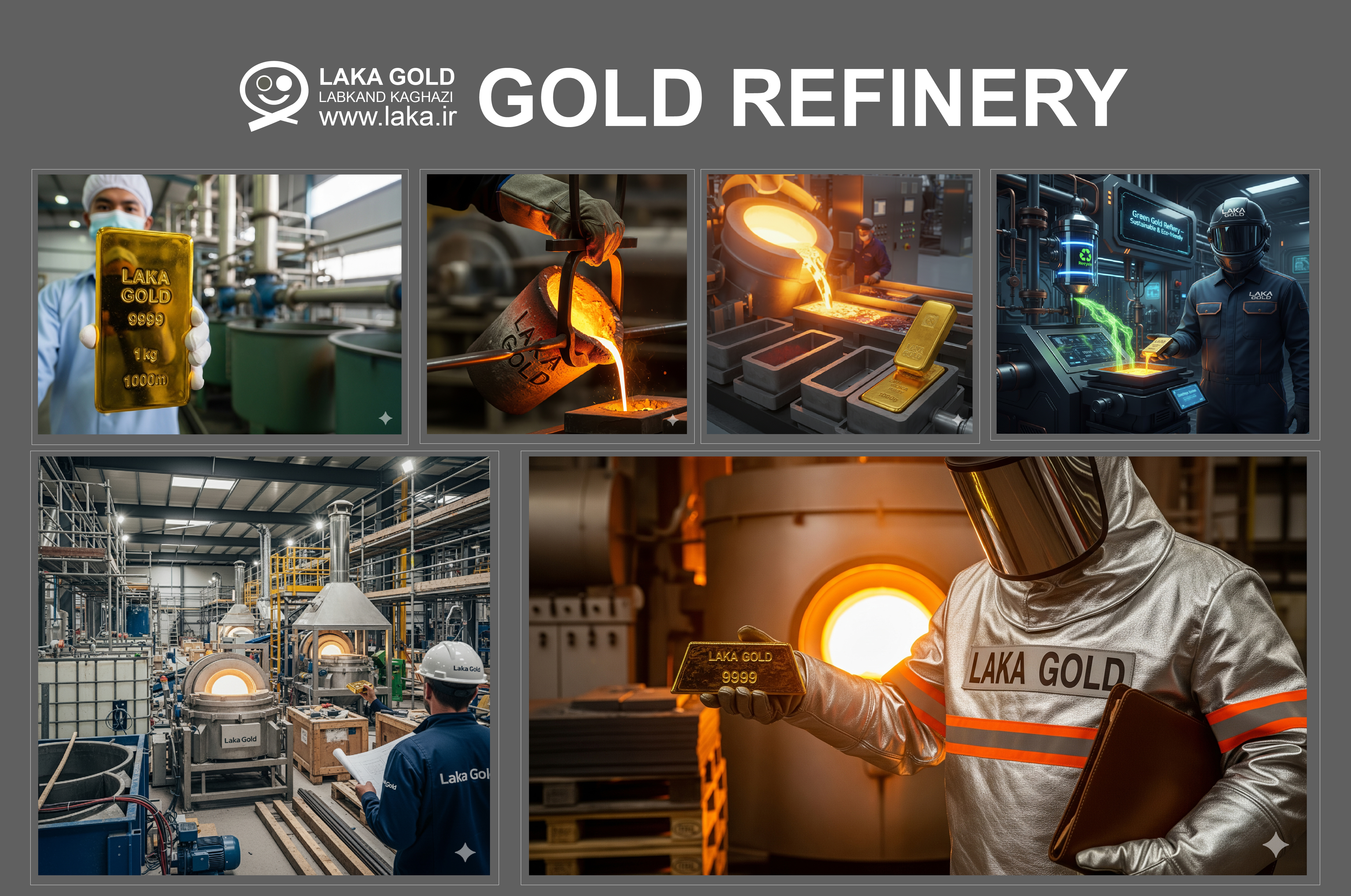 خرید و فروش قانونی شمش طلا | Laka Gold