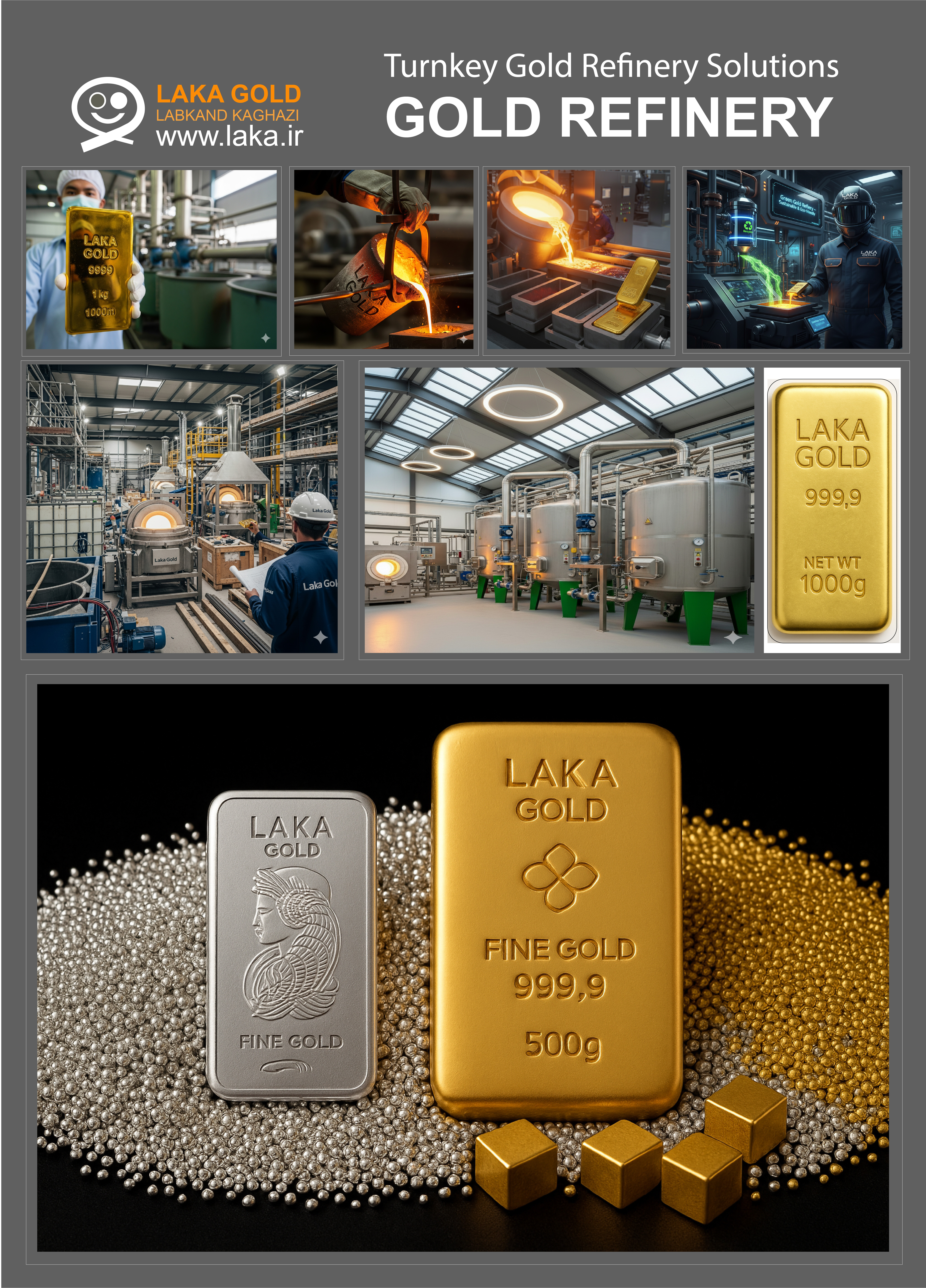 Turnkey Gold Refinery Solutions | LBMA Certified Ready-to-Operate Gold Refinery Plant